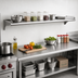 Thumbnail image #2 for Eagle Group 72-Inch Wall-Mounted Shelf, 10-Inch Deep, 16-Gauge Type 430 Stainless Steel