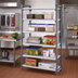 Thumbnail image #2 for Cambro Camshelving Basics Plus 21 x 48 Inch 5-Shelf Vented Polymer Shelf Kit