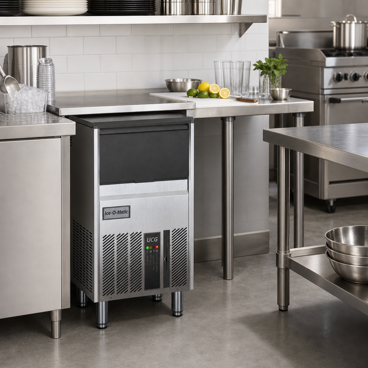 Product image #2 for Ice-O-Matic UCG060A Undercounter Air-Cooled Gourmet Cube Ice Maker with Built-In Bin