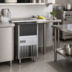 Thumbnail image #2 for Ice-O-Matic UCG060A Undercounter Full-Size/Dice Cube Ice Maker with Built-In 17.5-lb Bin, Air-Cooled, 63 lb/24 hr, Stainless Steel