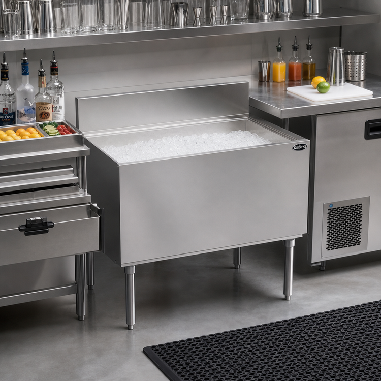 Product image #2 for Krowne Royal Series 36-Inch Wide Underbar Ice Bin/Cocktail Unit with 10-Circuit Cold Plate