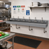 Thumbnail image #2 for Advance Tabco 120-Inch Wall-Mounted Multiwash Hand Sink with 6 Faucet Hole Sets