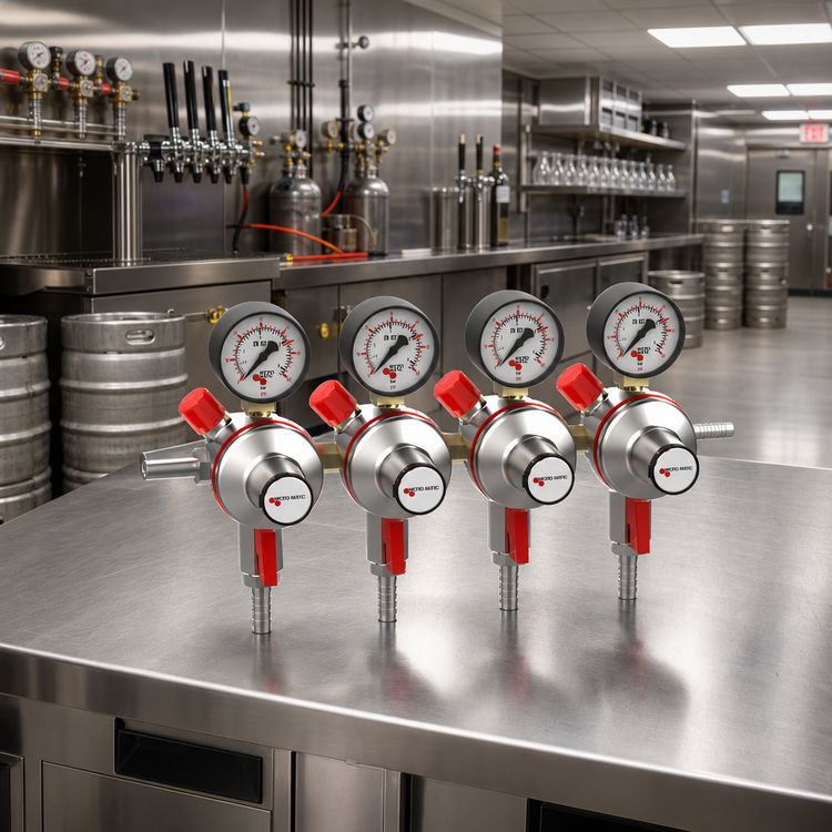 Product image #2 for Micro Matic Premium Plus 3-Pressure Secondary CO2 Regulator