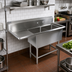 Thumbnail image #2 for John Boos Pro-Bowl Floor Model 2-Compartment Stainless Steel Sink with Left Drainboard