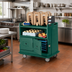 Thumbnail image #3 for Cambro Insulated Beverage Service Cart with Recessed Top, 44-1/2 x 30 x 44 Inches
