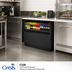 Thumbnail image #2 for Oasis Low-Profile Refrigerated Self-Service Undercounter Display Case, 47-5/8 Inch Wide, Self-Contained, Black