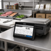 Thumbnail image #2 for Hobart Weigh/Wrap GTIP-DC Printer-Only Portion Control Food Scale with 13.3-Inch Operator Display