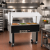 Thumbnail image #2 for Eagle Service Mate Deluxe Portable Buffet Hot Food Table, 63-1/2-Inch Wide, 4-Well, 120V, Open Base