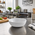 Thumbnail image #4 for American Metalcraft Crave Collection 16 oz. Round Coupe Melamine Bowl, Cloud