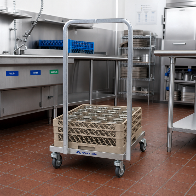 Product image #2 for Advance Tabco Glass Rack Dolly Handle Accessory