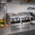 Thumbnail image #2 for Bakers Pride Dante Series 48-Inch Countertop Gas Radiant Charbroiler, Without Legs