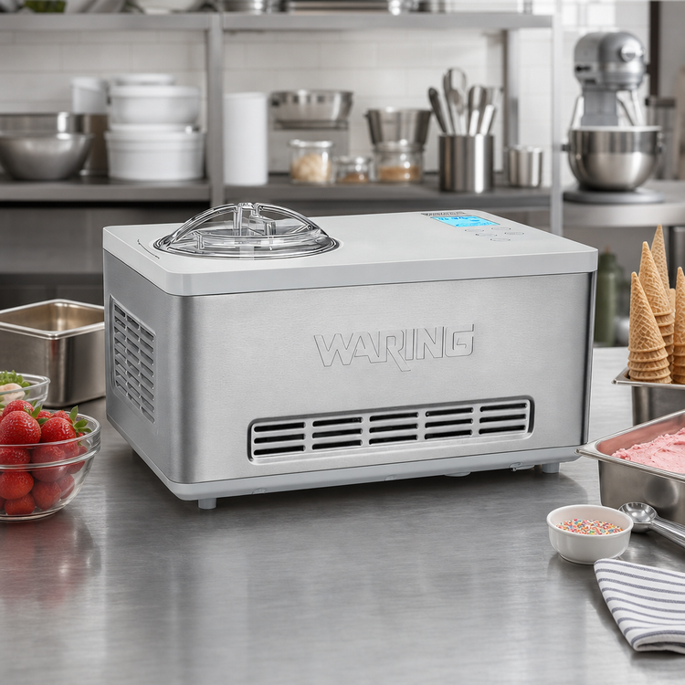Product image #2 for Waring 2-Qt. Electric Ice Cream Maker with Built-In Compressor