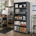 Thumbnail image #2 for Quantum IRONMAN Closed Steel Shelving Unit with 8 Shelves, 18 x 36 x 75 Inches