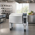 Thumbnail image #2 for RATIONAL iVario IVARIOPRO L P 3PH 440/480V (LMX200CE) 26-Gallon Pressure Braising Pan & Tilt Skillet, Power Tilt, Open Frame