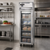 Thumbnail image #2 for Continental Refrigerator 1FSNSSGD One-Section Shallow Depth Display Freezer with Glass Door