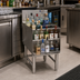 Thumbnail image #2 for Eagle Group Spec-Bar 12-Inch Wide x 24-Inch Deep Freestanding Liquor Bottle Display Unit, 4-Step, No Speed Rail