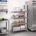 Thumbnail image #2 for Cambro Camshelving Elements XTRA 4-Tier Stationary Add-On Polymer Shelving Unit, 24-Inch Deep x 30-Inch Wide x 64-Inch High, Vented, Speckled Gray