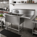 Thumbnail image #2 for John Boos Pro-Bowl 2-Compartment Stainless Steel Sink with 30-Inch Right Drainboard