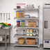 Thumbnail image #3 for Cambro Camshelving Premium 5-Tier Stationary Add-On Shelving Unit, 21 x 54 x 84 Inches