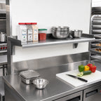 Thumbnail image #2 for Eagle Group Snap-n-Slide SWS1572-14/316-VMAR Wall-Mounted Stainless Steel Shelf, 72"W x 15"D, 14/316 Gauge, V Marine Edge