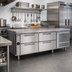 Thumbnail image #2 for Garland Polar Cuisine 66-Inch Self-Contained Freezer Base with 4 Drawers, Stainless Steel, 115V