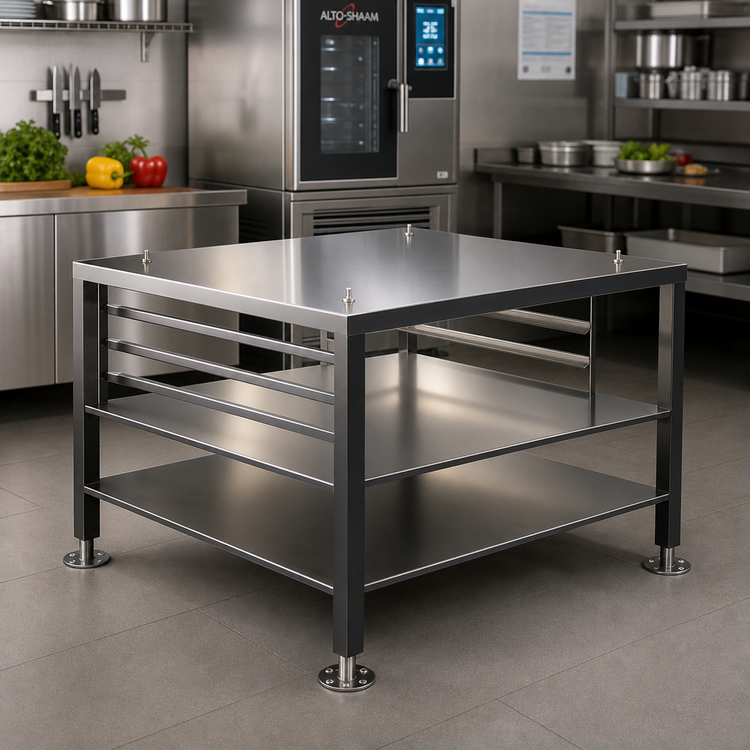 Product image #1 for Alto-Shaam Stainless Steel Equipment Stand with Seismic Feet for VMC-F3