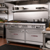 Thumbnail image #2 for Southbend Ultimate 60-Inch Gas Restaurant Range with 4 Open Burners, 36-Inch Charbroiler, Convection Oven and Cabinet Base