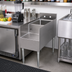 Thumbnail image #2 for Sapphire 14-Inch Freestanding Underbar Blender Station with Sink and Recessed Step