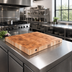 Thumbnail image #2 for Boos Block End Grain Northern Hard Rock Maple Island Countertop, 48 x 27 x 7 Inches