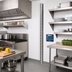 Thumbnail image #2 for Eagle Group NSF Stainless Steel Standard Wall-Mounted Cantilever Shelving Upright, 144-Inch
