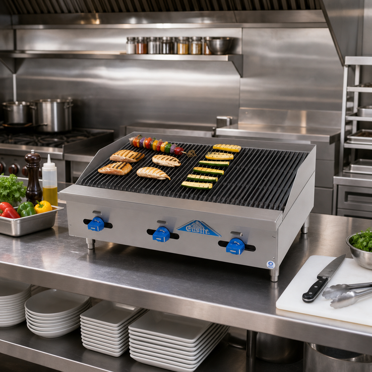 Product image #2 for Comstock-Castle 36-Inch Countertop Gas Radiant Char-Broiler