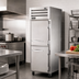 Thumbnail image #2 for True SPEC SERIES 1-Section Pass-Thru Reach-In Refrigerator with Stainless Steel Half Doors, Front & Rear, Self-Contained Top-Mount