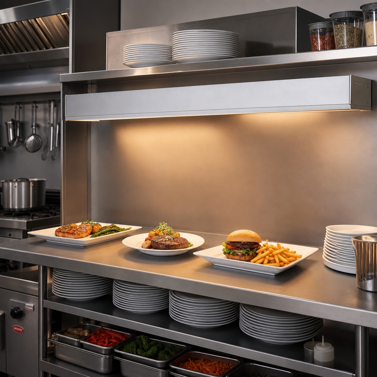 Product image #2 for Hatco Glo-Ray 60-Inch Single-Element Unlighted Infrared Strip Heater, Aluminum, 120V