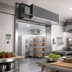 Thumbnail image #2 for Berner Industrial IDC14-3108A-1 108-Inch Ambient Direct-Drive Air Curtain, 3 x 1 HP, Unheated