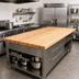 Thumbnail image #2 for John Boos Boos Block 84 x 38 Inch Northern Hard Rock Maple Kitchen Countertop, 1-1/2 Inch Thick, Edge Grain, Oil Finish