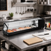 Thumbnail image #2 for Omcan Countertop Refrigerated Sushi Display Case with Flat Front Glass, 51-Inch, 2.26 Cu. Ft.