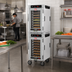 Thumbnail image #3 for Metro HotBlox Narrow Dual Cavity Mobile Insulated Holding Cabinet, Clear Door, Touchscreen Controls