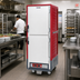 Thumbnail image #2 for Metro C5 3 Series Full-Height Mobile Heated Holding Cabinet with Dutch Solid Doors and Lip Load Slides