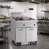 Thumbnail image #2 for Imperial Electric Floor Model Fryer with Built-In Filter System and Dump Station, 50 lb. Capacity