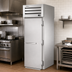 Thumbnail image #2 for True Spec Series Roll-Thru Heated Cabinet with Solid Swing Doors, 1 Section, Stainless Steel Front, Aluminum Sides