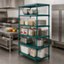 Thumbnail image #2 for QuadPlus 5-Tier Stationary Wire Shelving Starter Unit, 36