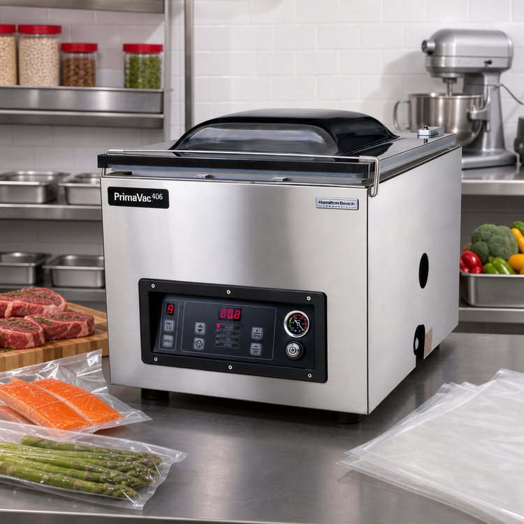 Product image #2 for Hamilton Beach Commercial PrimaVac HVC406 Countertop In-Chamber Vacuum Sealer, 16-Inch Seal Bar