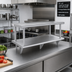 Thumbnail image #2 for 36 Inch x 24 Inch Double Pass-Through Shelf with Overshelf