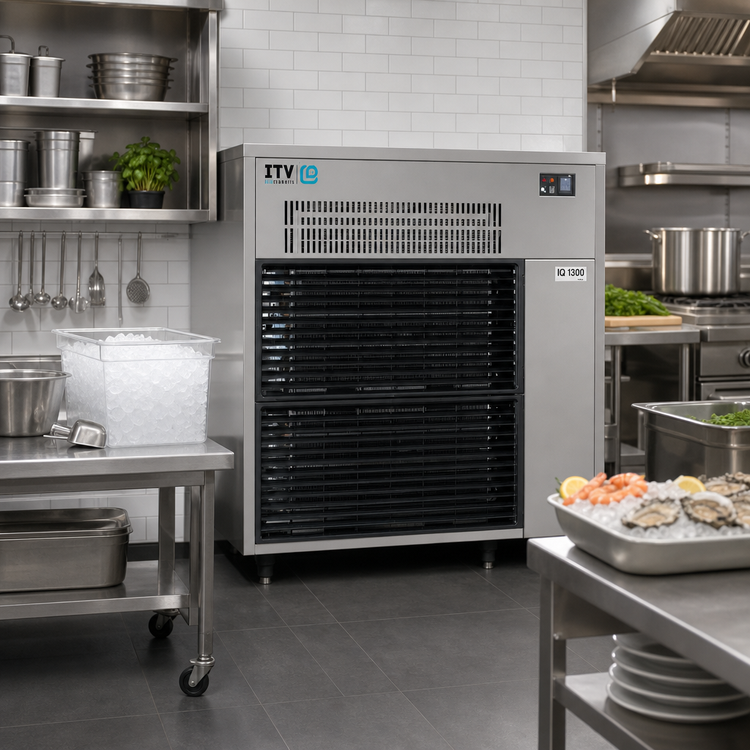 Product image #2 for ICE QUEEN IQ 1300 Modular Granular Ice Machine with Self-Contained Condenser