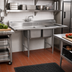 Thumbnail image #2 for Eagle Group 314 Series Two-Compartment Stainless Steel Sink with 24-Inch Right Drainboard