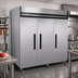 Thumbnail image #2 for Maxx Cold X-Series Three-Section Reach-In Upright Freezer, 72 Cu. Ft., Stainless Steel