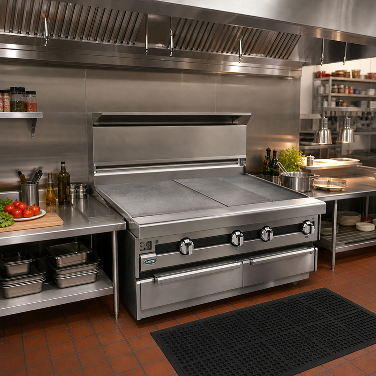 Product image #2 for Jade Range Titan JMRH-6HT 72" Modular Gas Heavy Duty Range with 6 Hot Tops