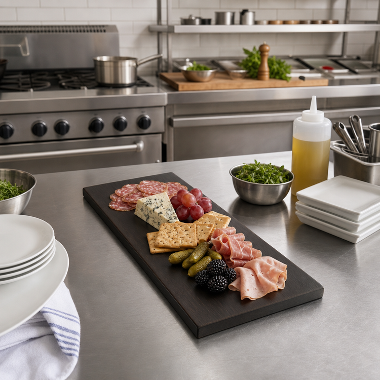 Product image #3 for American Metalcraft Upton Collection 17 3/4-Inch Espresso Wood Serving Platter