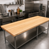 Thumbnail image #2 for Boos Block 72-Inch x 30-Inch Maple Kitchen Countertop, Edge Grain, Oil Finish