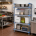 Thumbnail image #2 for Quantum Millenia 4-Shelf Polymer Stationary Starter Shelving Unit, 36